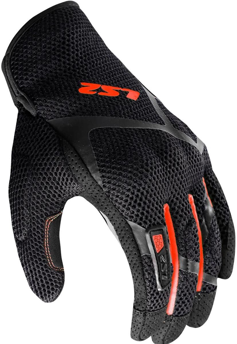 Ls2 handschuh ray ii man glove ray ii men black red size 3xl