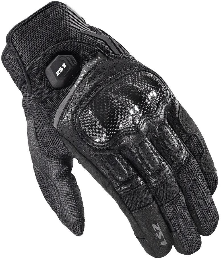 Ls2 handschuh atom man glove atom mens black gr. l