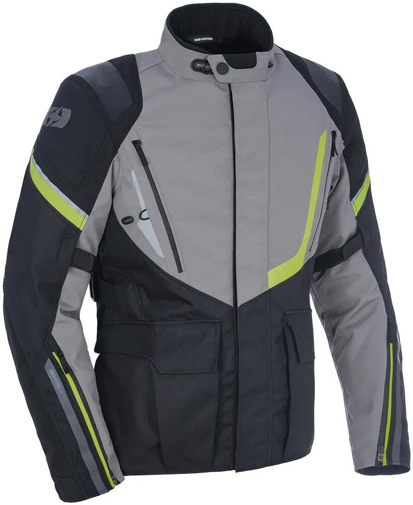 Oxford jacke montreal 4.0 jacket montreal 4. black grey yellow size m
