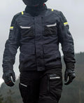 Oxford jacke stormland jacket stormland gray sw neon yellow gr. 3
