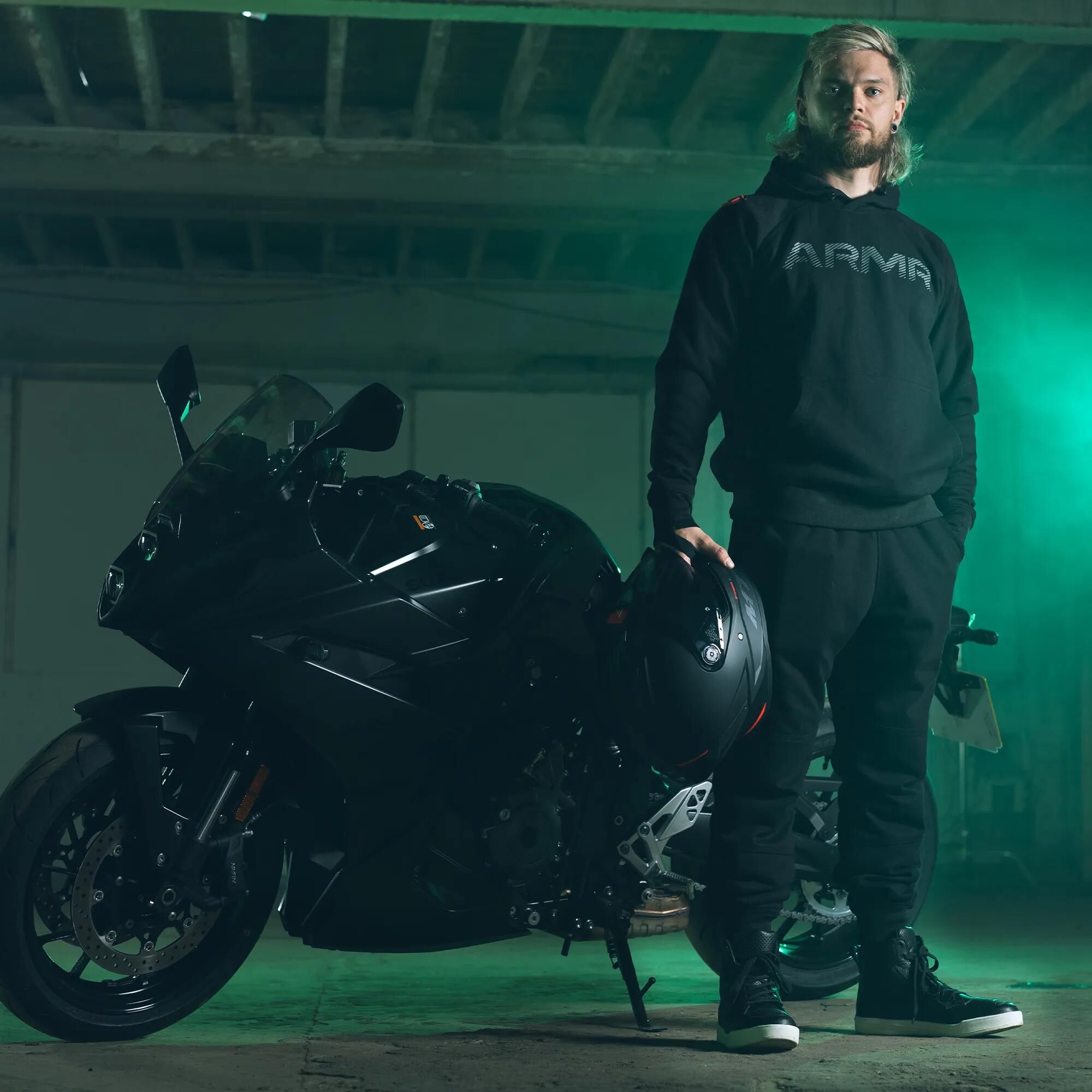 Armr jacke hoodie aki 1.0 hoodie aki 1.0 ms black gr. xxl