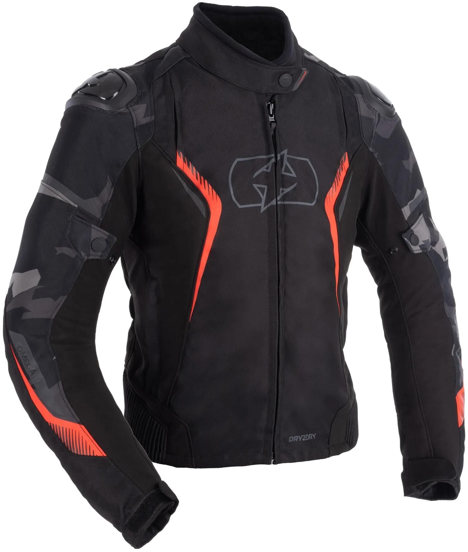 Oxford jacke omega 1.0 jacket omega 1.0 d2d ws black camo red 38