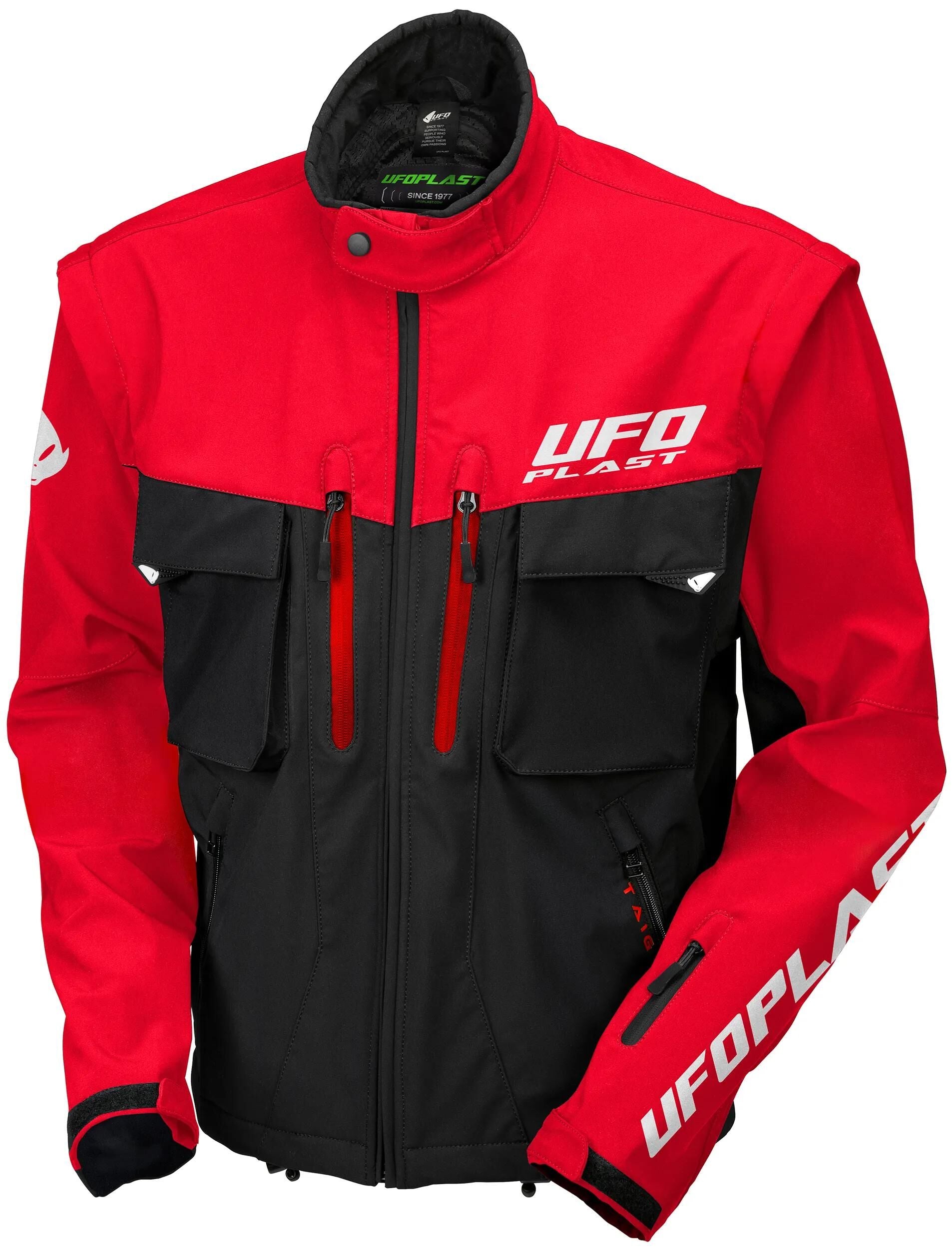 Ufo plast jacke taiga enduro jacket ufo black red gr. xl