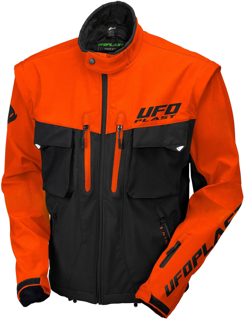 Ufo plast jacke taiga enduro jacket ufo black orange gr. m