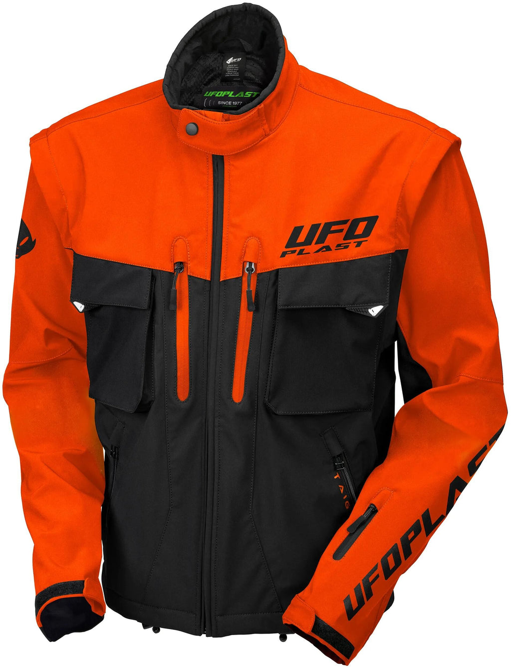 Ufo plast jacke taiga enduro jacket ufo black orange gr. m
