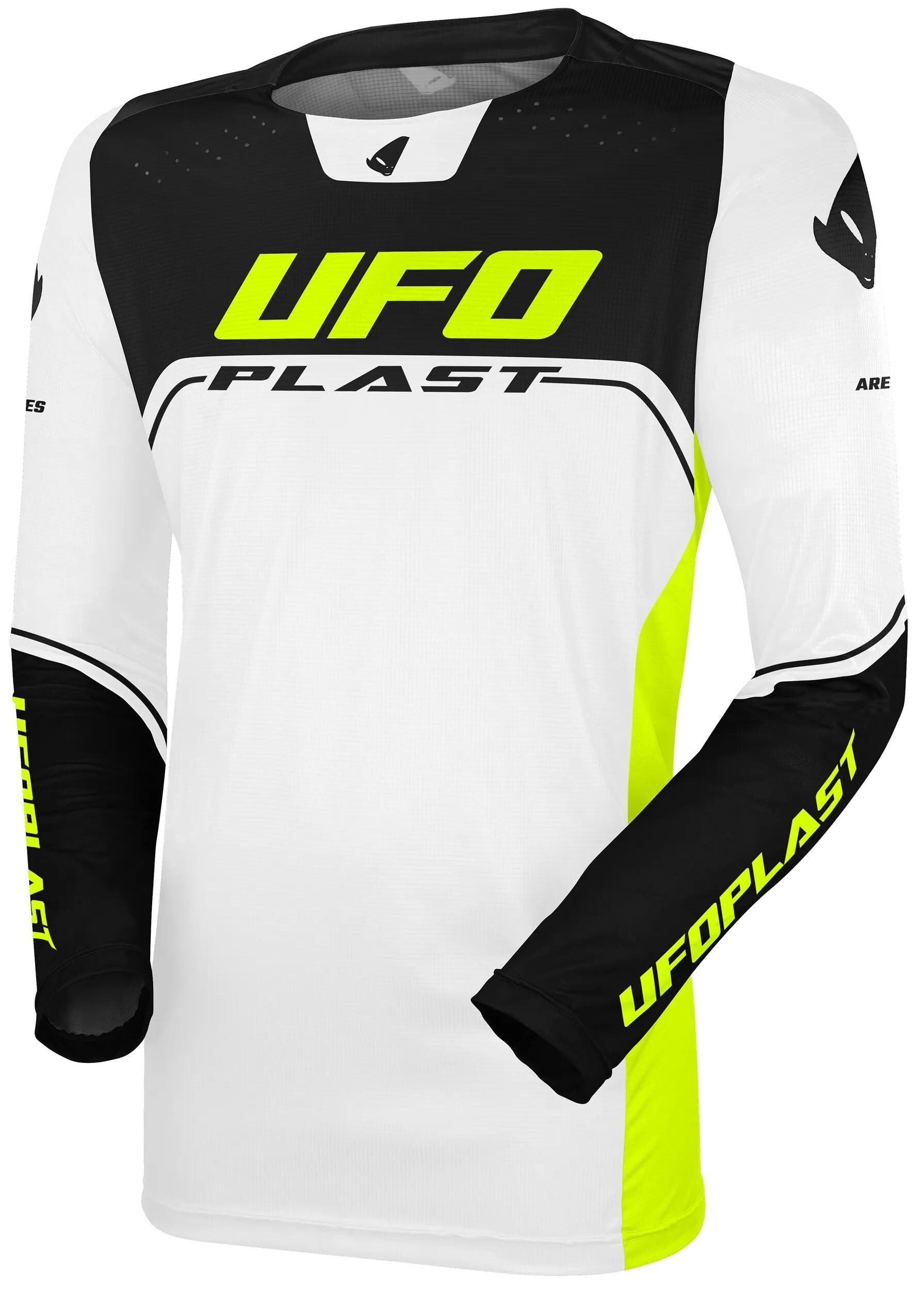 Ufo plast jersey mx ares mx jersey ufo ares white black gr. l