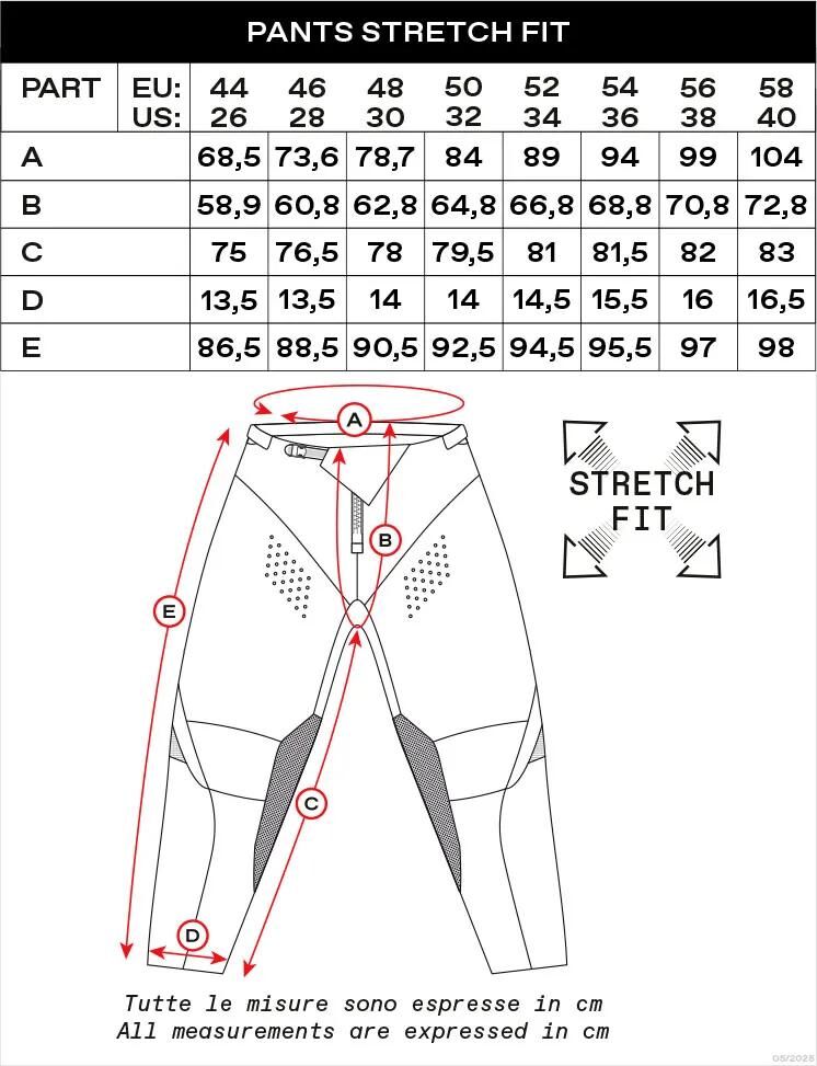 Ufo plast hose mx ares mx trousers ufo ares red blue size 50