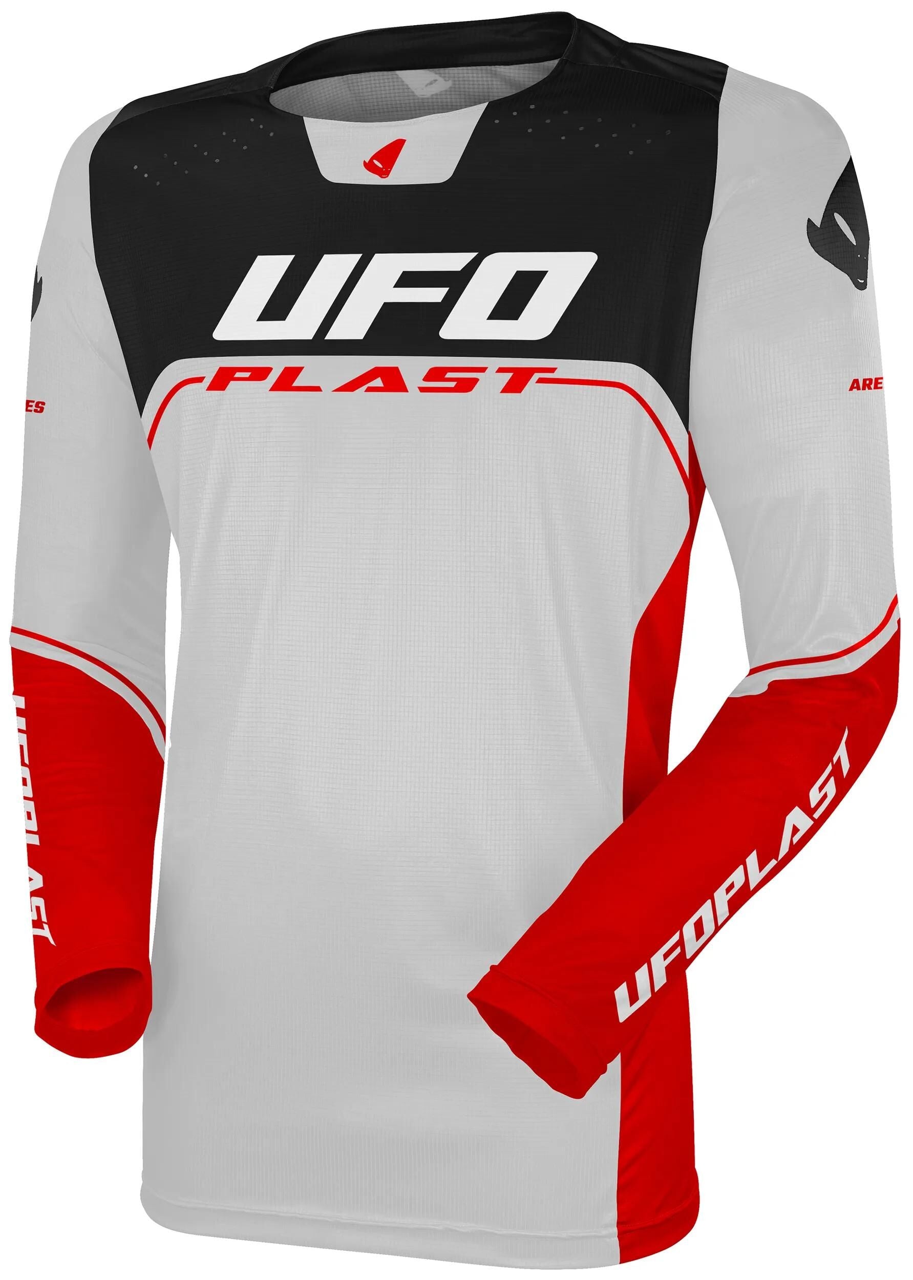 Ufo plast jersey ares kids children's jersey ufo are gray rot gr. s