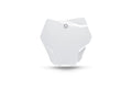 Ufo plast startnummerntafel start number plate ufo gasgas white