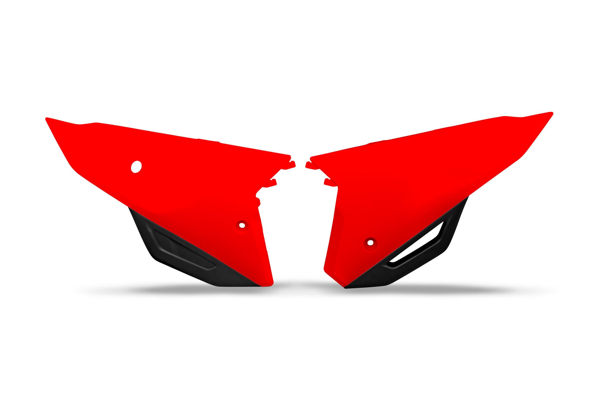 Ufo plast seitenverkleidung side covers ufo honda red