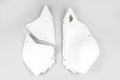 Ufo plast seitenverkleidung side covers ufo kawasaki white