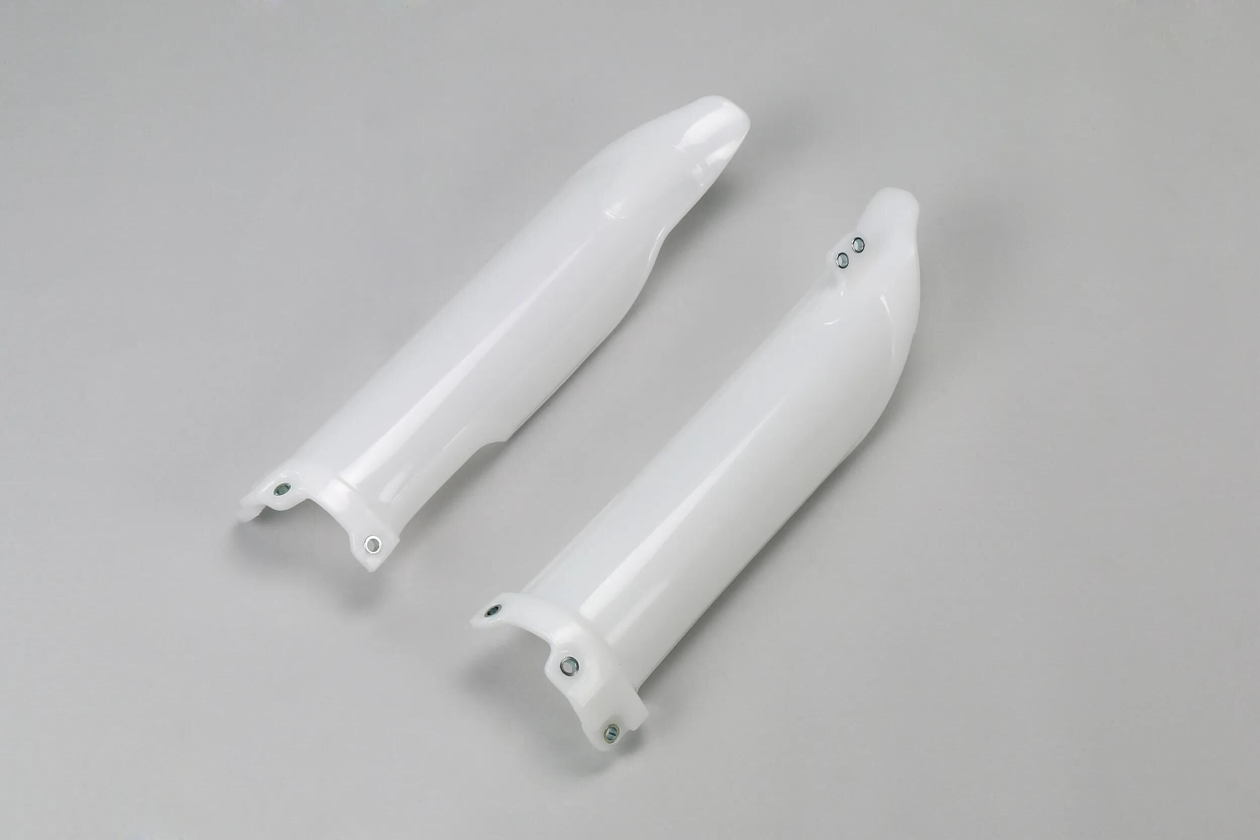 Ufo plast gabelprotektor fork protectors ufo kawasaki white