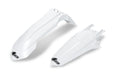Ufo plast kotflügelsatz mudguard set ufo ktm white