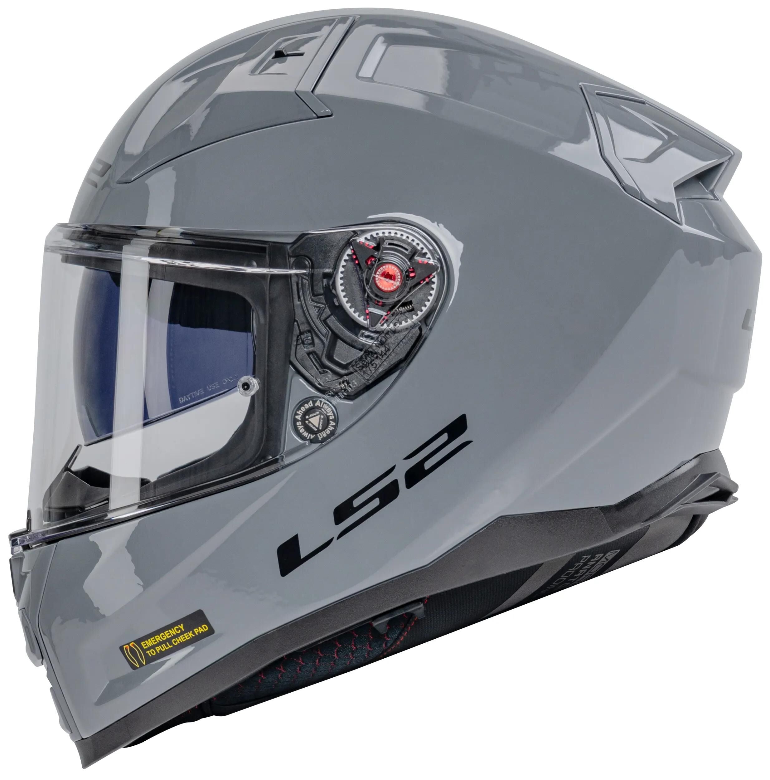 Ls2 integralhelm ff811 vector ii solid helmet vector ii gray gr. xs