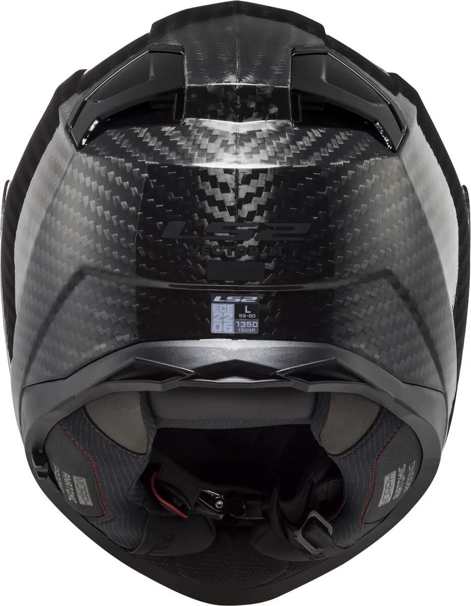 Ls2 integralhelm ff811 vector ii carbon solid helmet vector ii carb black gr. xs