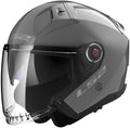 Ls2 jethelm of603 infinity ii solid helmet infinity ii gray gr. s