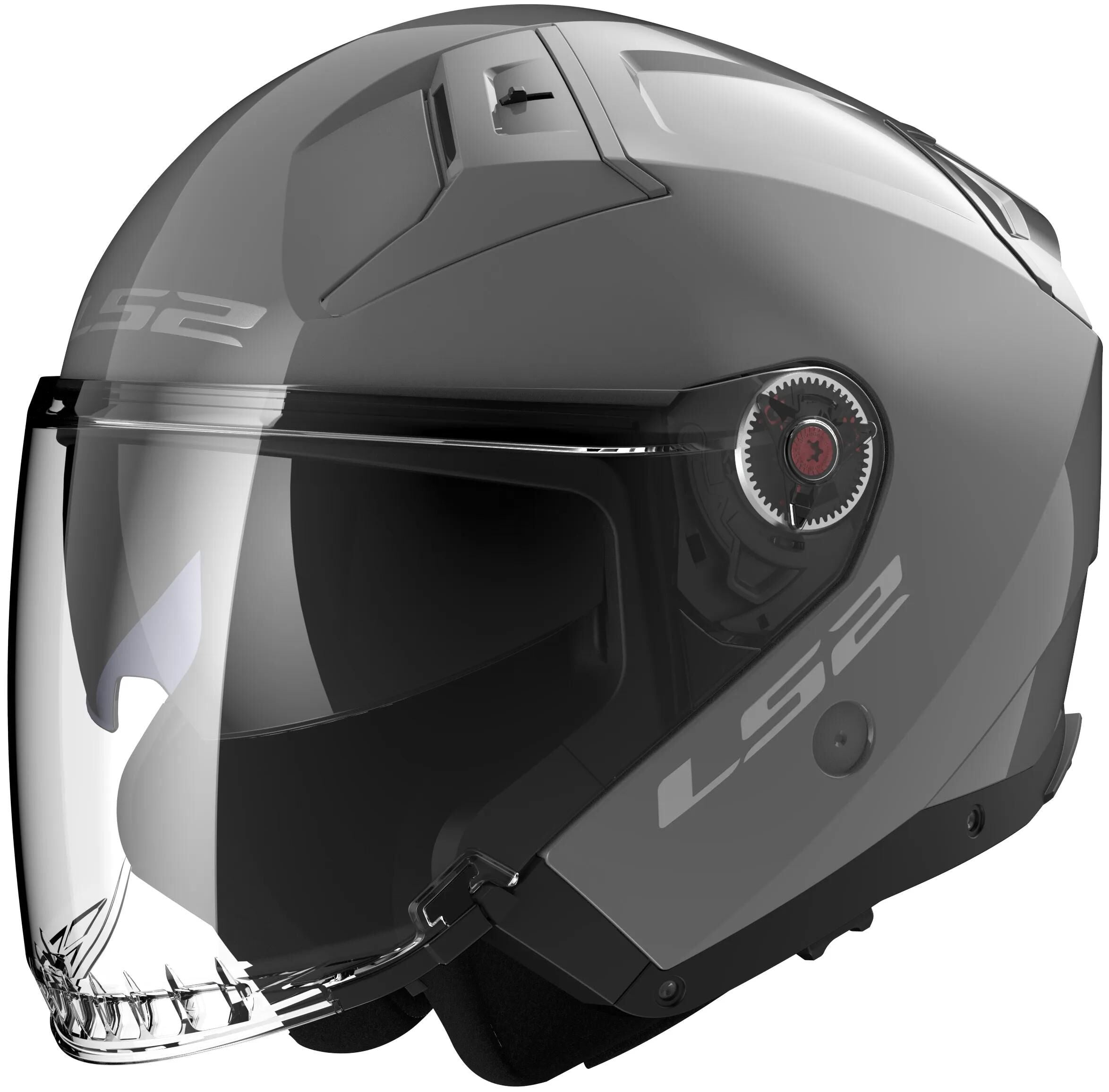 Ls2 jethelm of603 infinity ii solid helmet infinity ii gray gr. xl