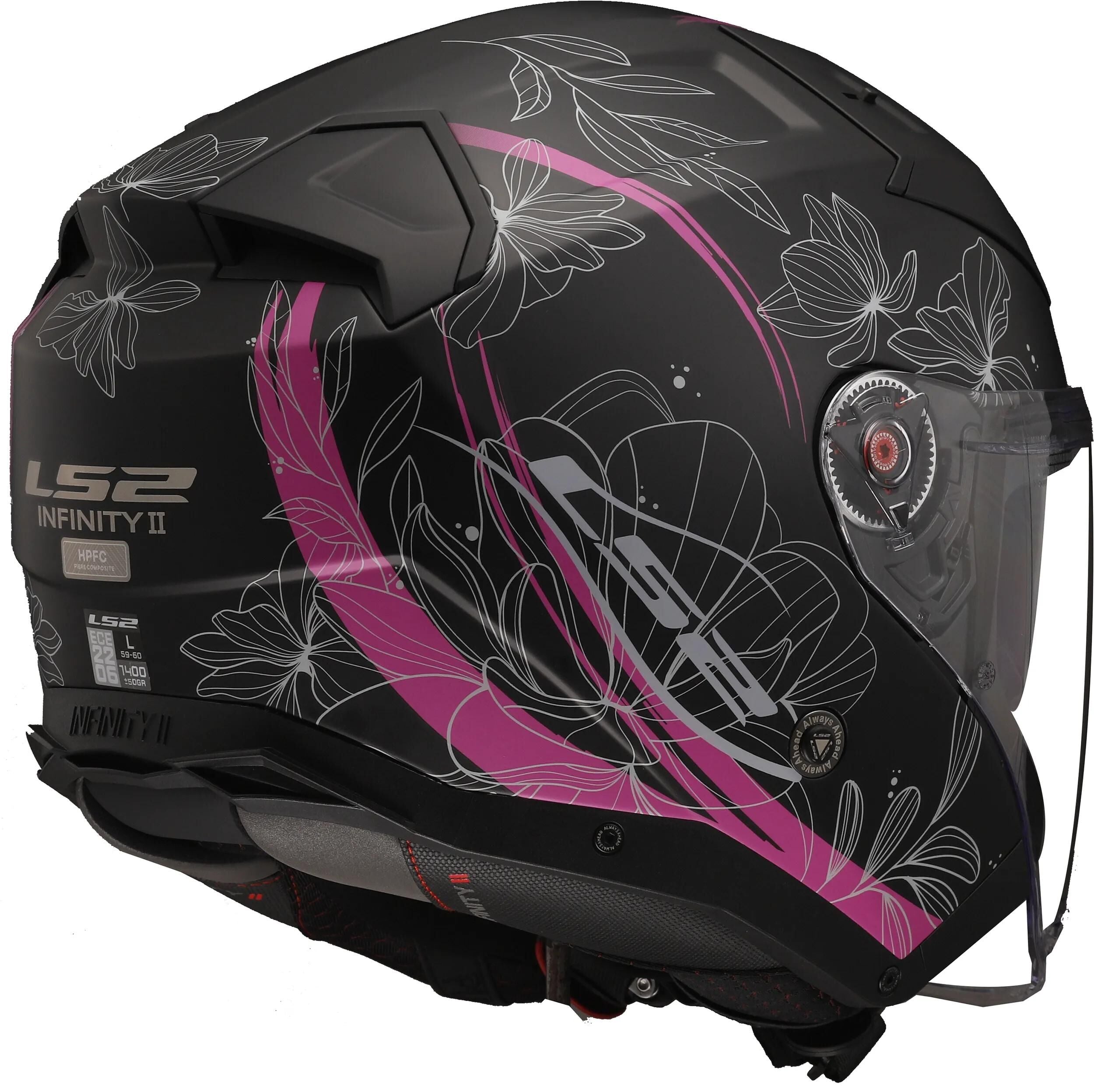Ls2 jethelm of603 infinity ii lotus helmet infinity ii lotus sw rs matt gr. l