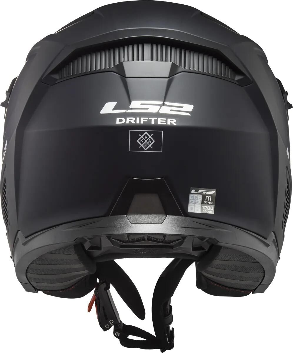 Ls2 modularhelm of606 drifter solid helmet drifter black matt gr. l