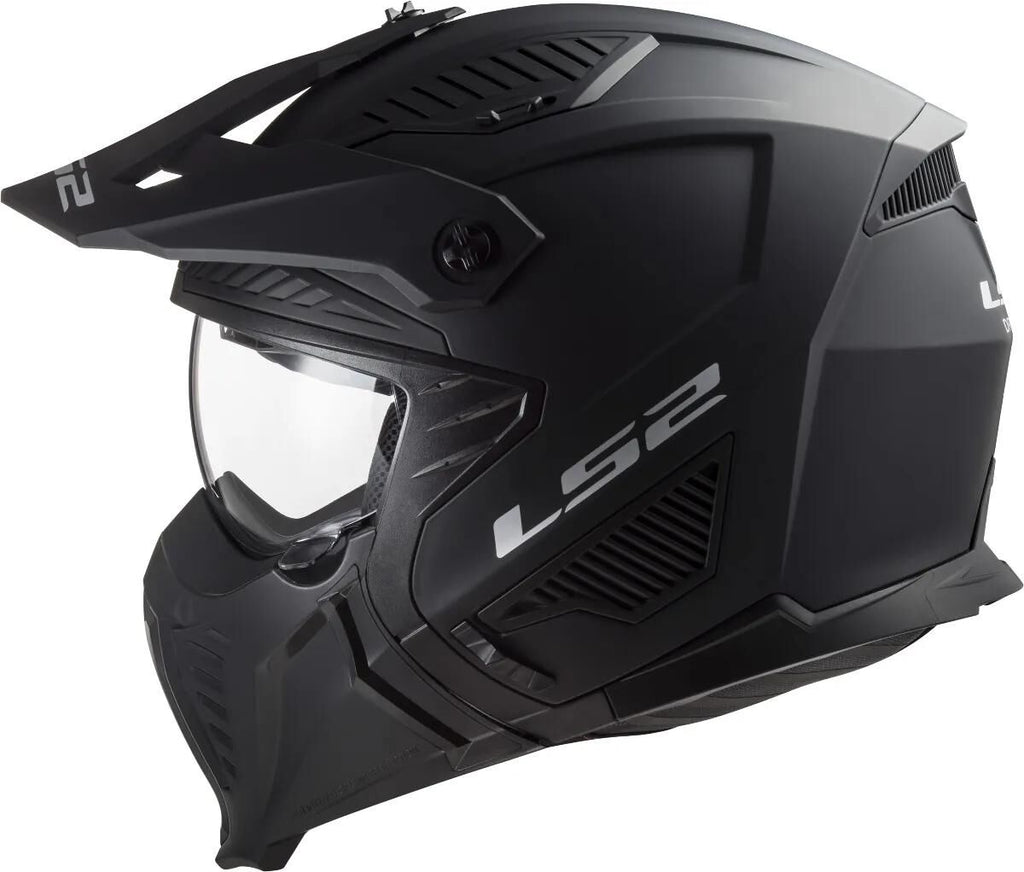 Ls2 modularhelm of606 drifter solid helmet drifter black matt gr. xl