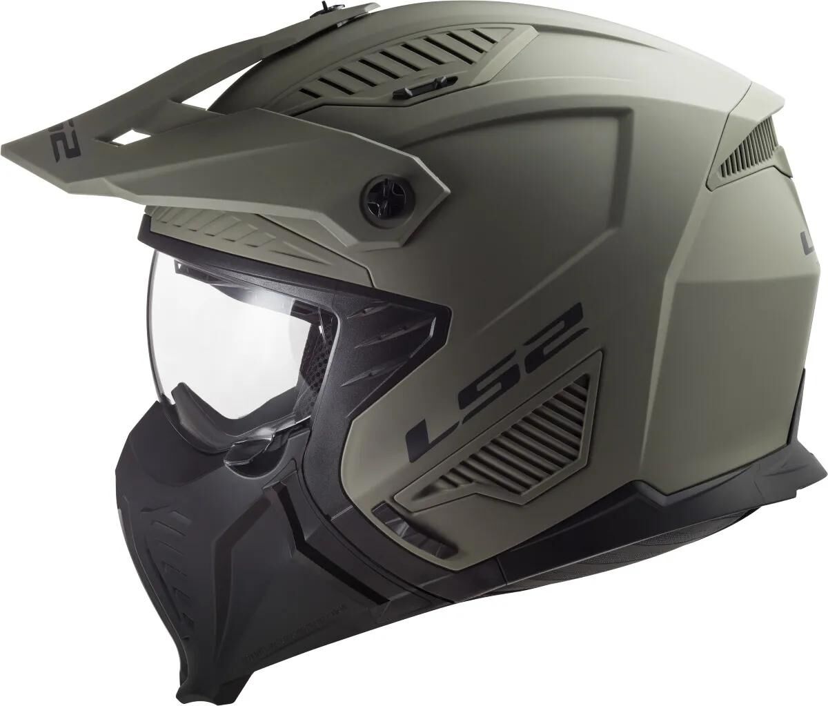 Ls2 modularhelm of606 drifter solid helmet drifter sand matt gr. l