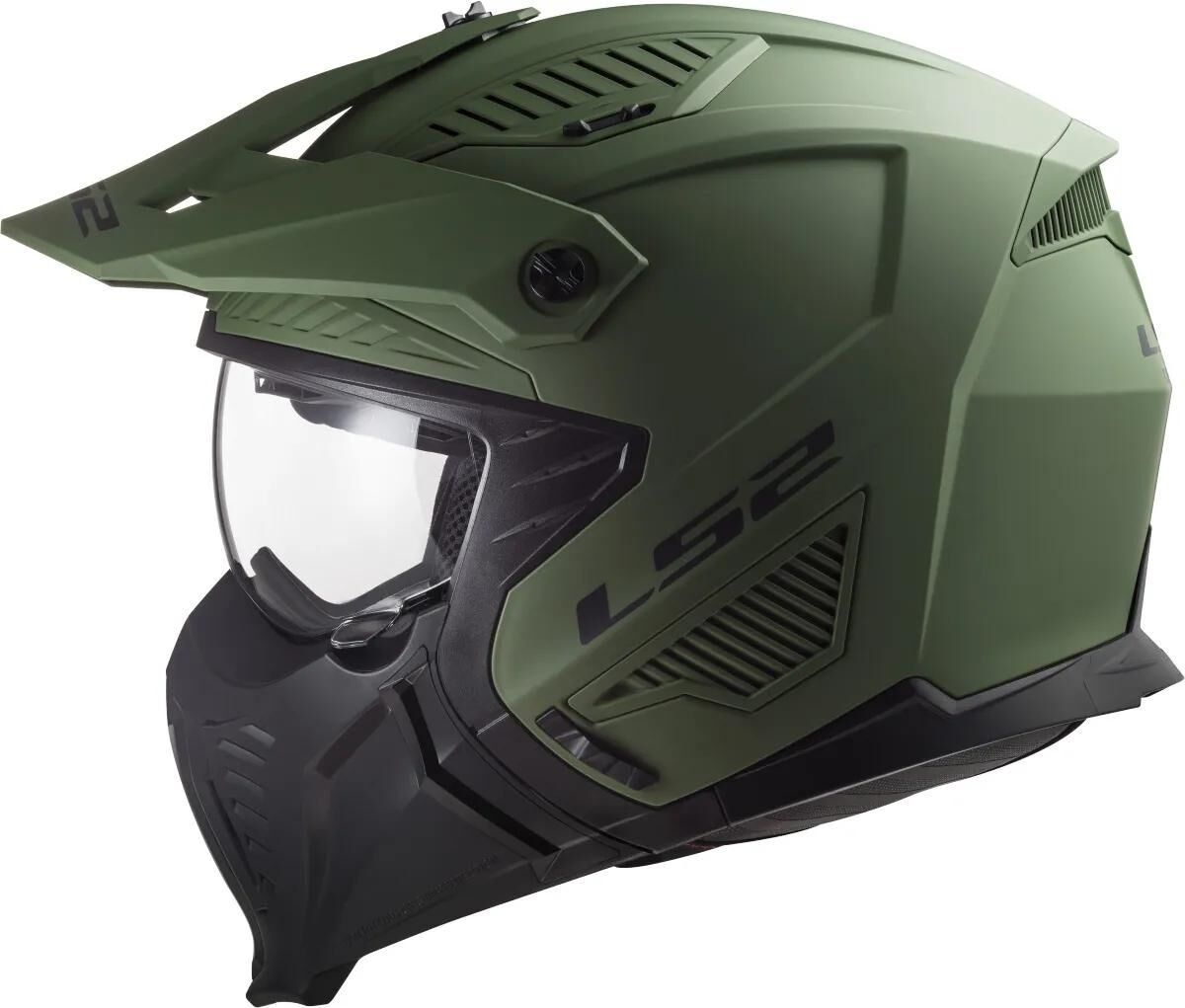 Ls2 modularhelm of606 drifter solid helmet drifter green matt gr. xxl