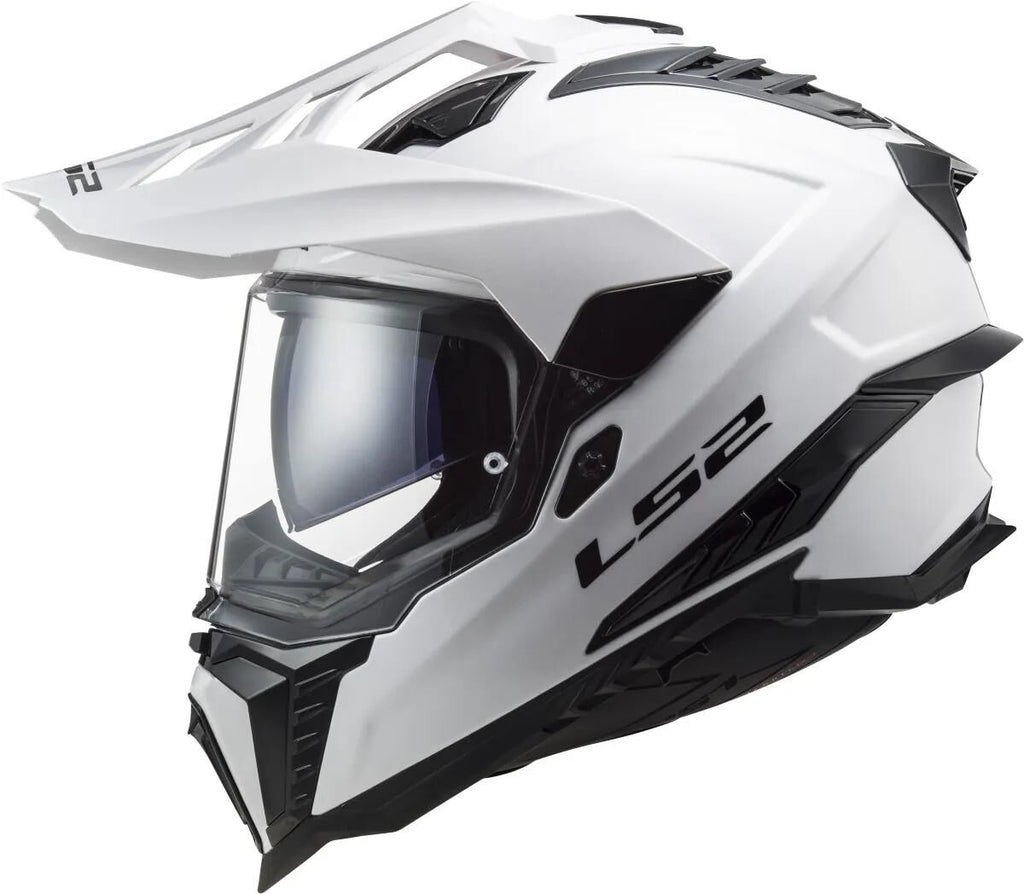 Ls2 endurohelm mx701 explorer solid helmet explorer white gr. xs
