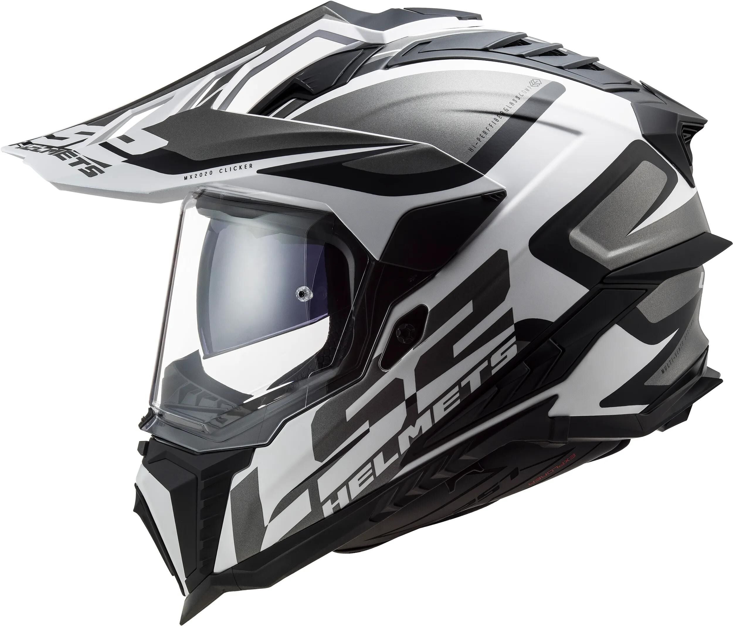 Ls2 endurohelm mx701 explorer alter helmet explorer age bw white matt gr. xxl