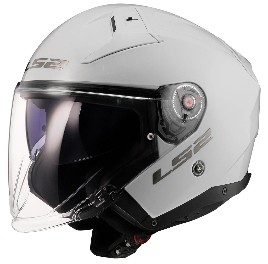 Ls2 jethelm of603 infinity ii solid helmet infinity ii white gr. l