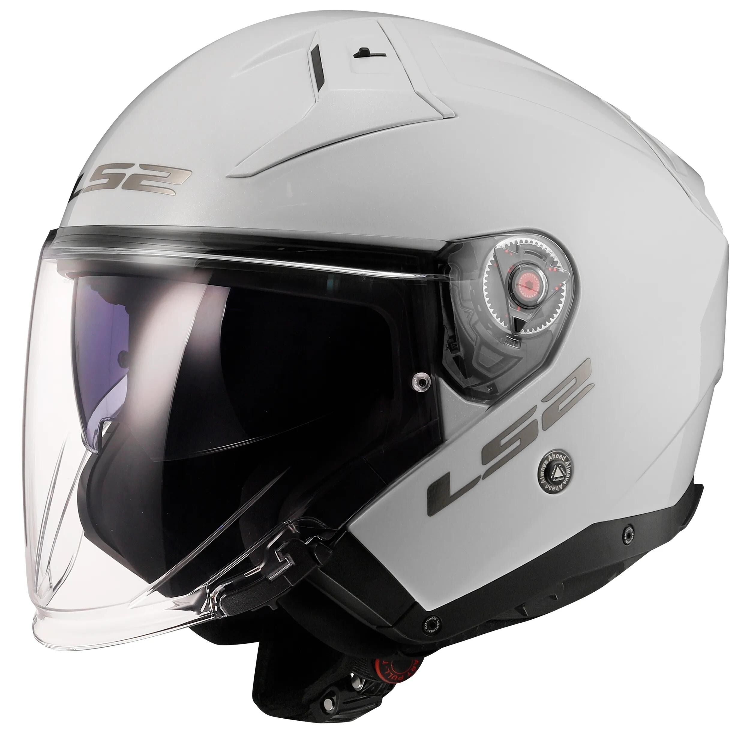 Ls2 jethelm of603 infinity ii solid helmet infinity ii white gr. xl