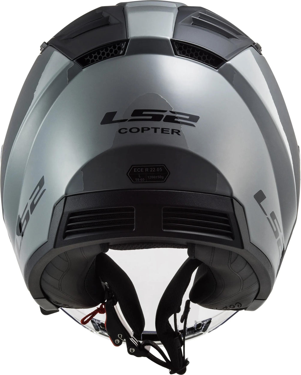 Ls2 jethelm of600 copter ii solid helmet copter ii soli nardo gray gr. s