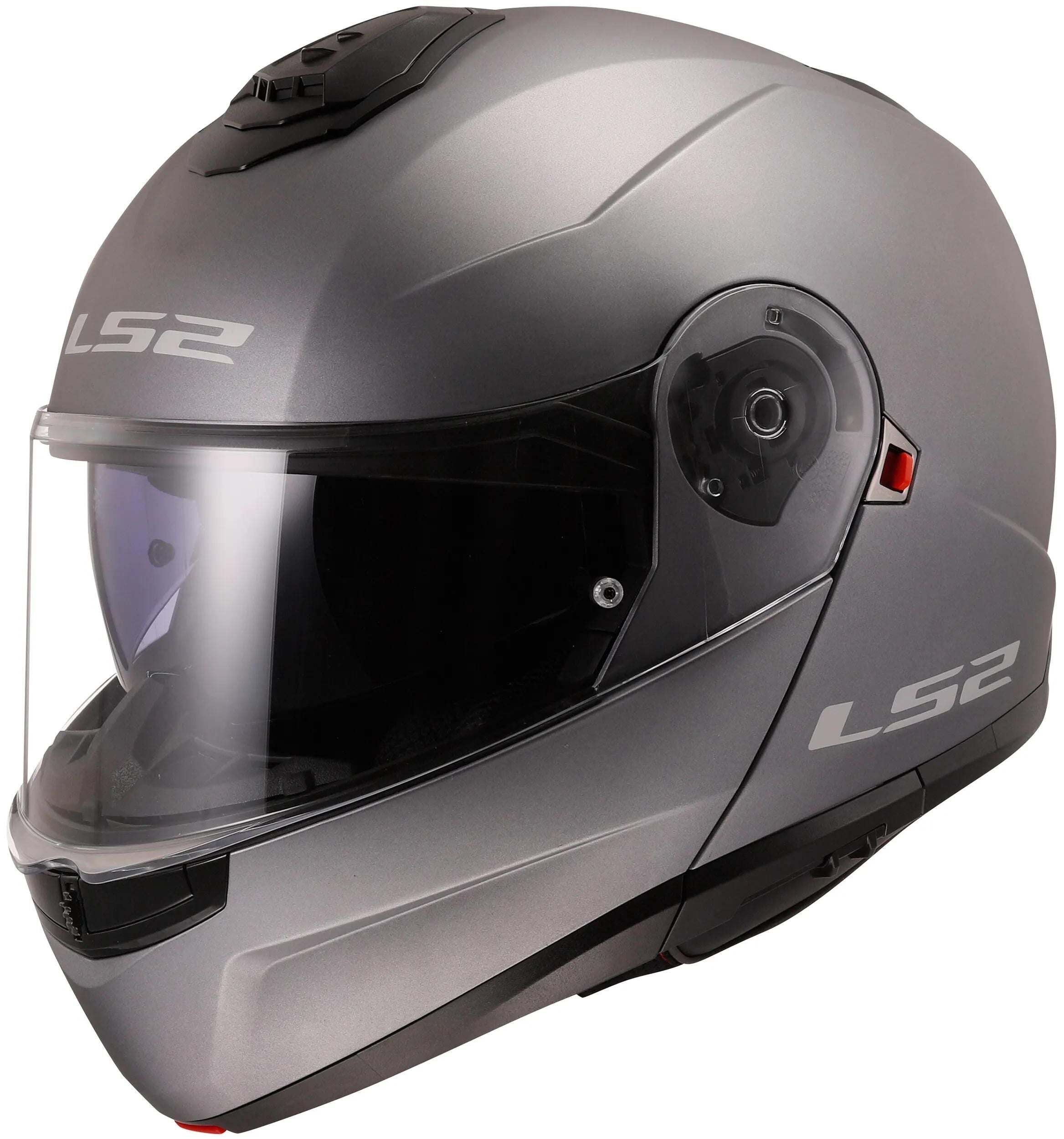 Ls2 klapphelm ff908 strobe ii solid helmet strobe ii ff90 solid ti matt gr. l