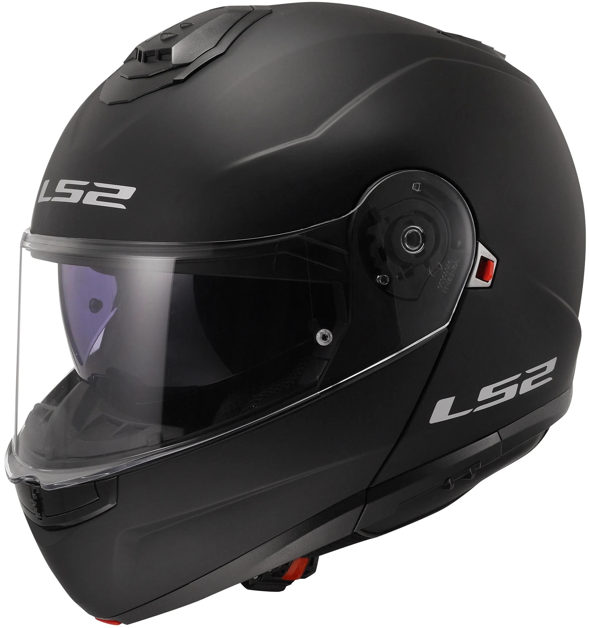 Ls2 klapphelm ff908 strobe ii solid helmet strobe ii ff90 solid sw matt gr. xs