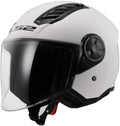 Ls2 jethelm of616 airflow ii solid helmet airflow ii of6 solid white gr. s
