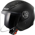 Ls2 jethelm of616 airflow ii solid helmet airflow ii of6 solid sw matt gr. l