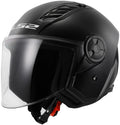 Ls2 jethelm of616 airflow ii solid helmet airflow ii of6 solid black gr. xs