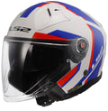 Ls2 jethelm of603 infinity ii focus helmet of603 infinity ii focus ws bl rt gr. m