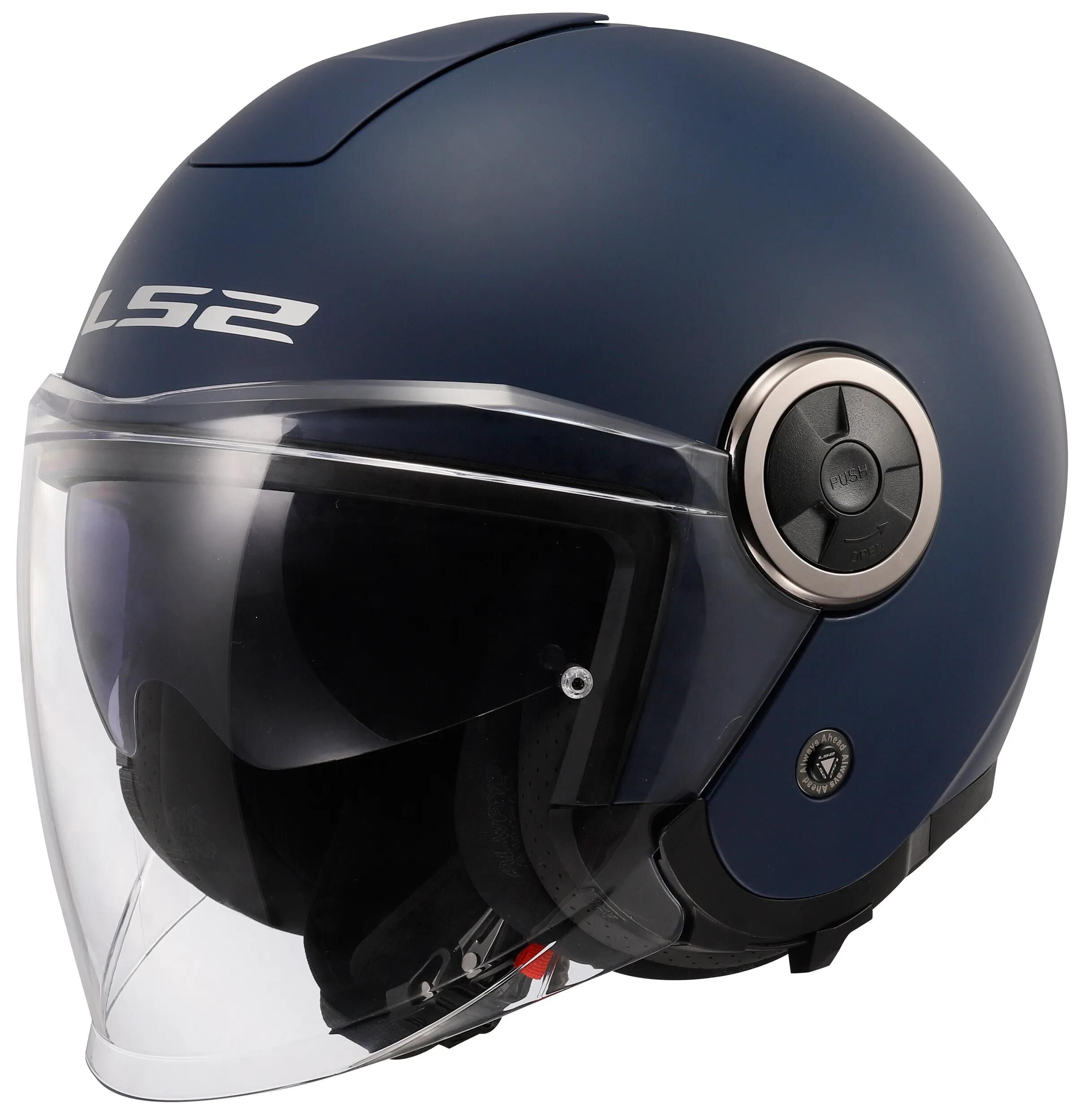Ls2 jethelm of620 classy solid helmet of620 classy solid navy blue gr. l