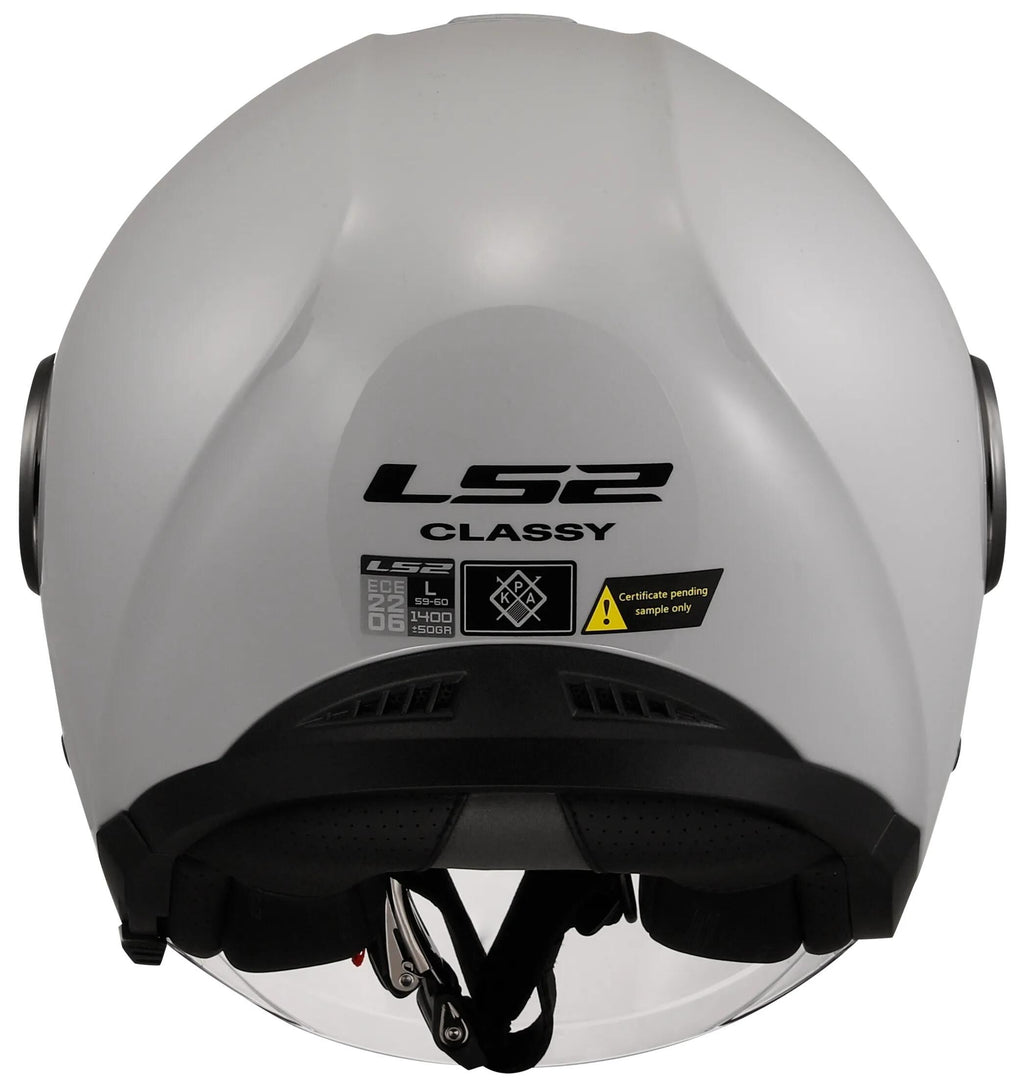 Ls2 jethelm of620 classy solid helmet of620 classy solid pearl gray gr. xs