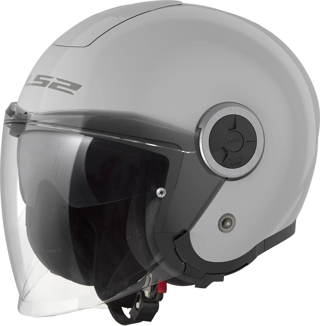 Ls2 jethelm of620 classy solid helmet of620 classy solid pearl gray gr. s