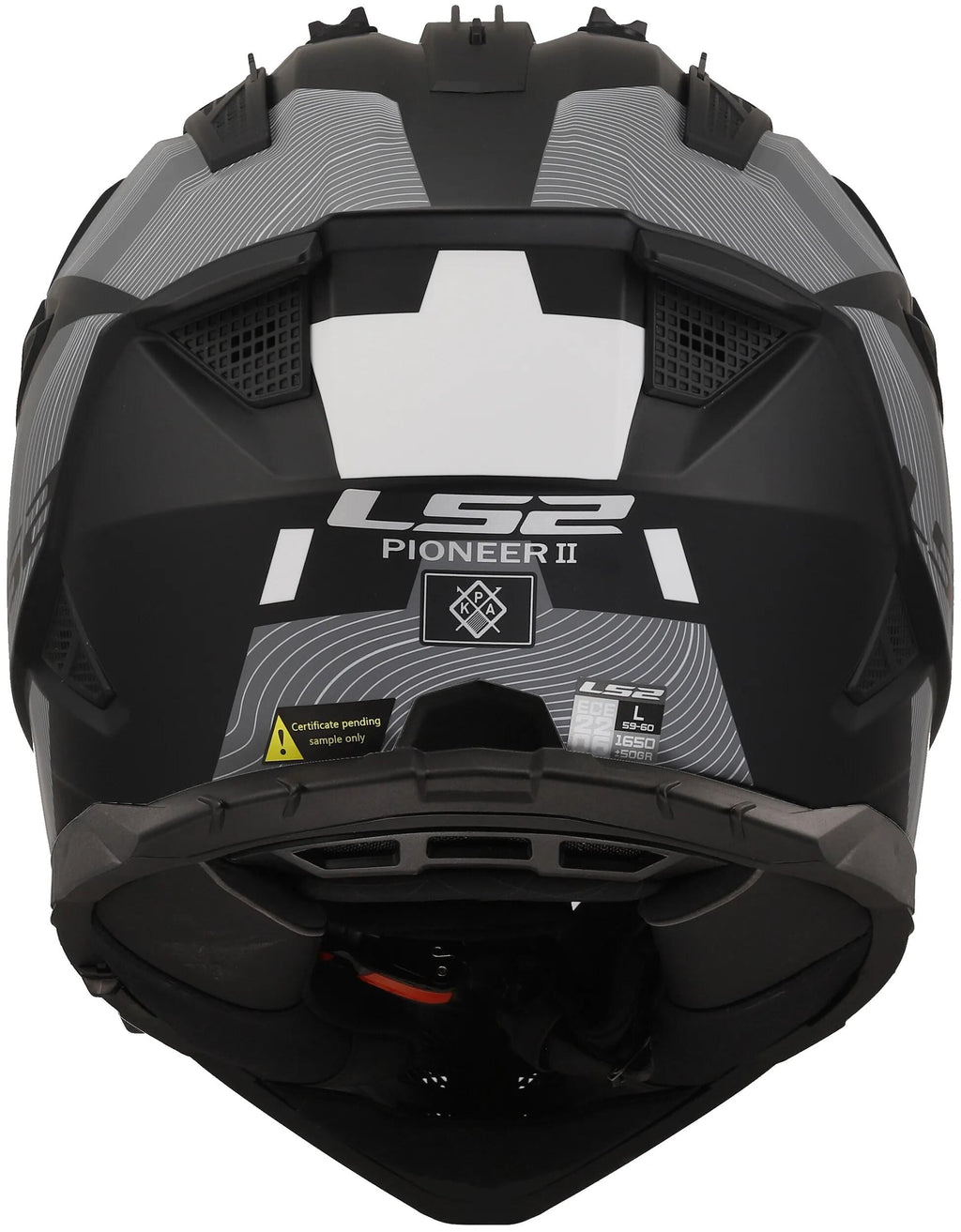 Ls2 endurohelm mx702 pioneer ii hill helmet mx702 pioneer ii hill m. bw ws gr. s