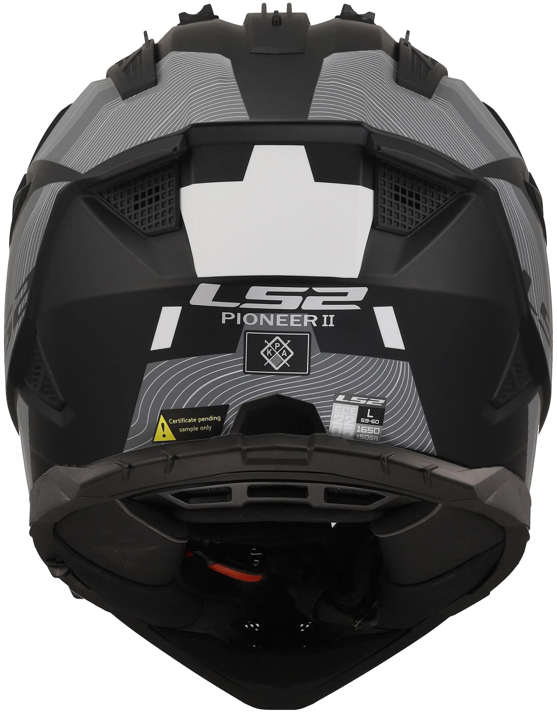 Ls2 endurohelm mx702 pioneer ii hill helmet mx702 pioneer ii hill m. bw ws gr. xl