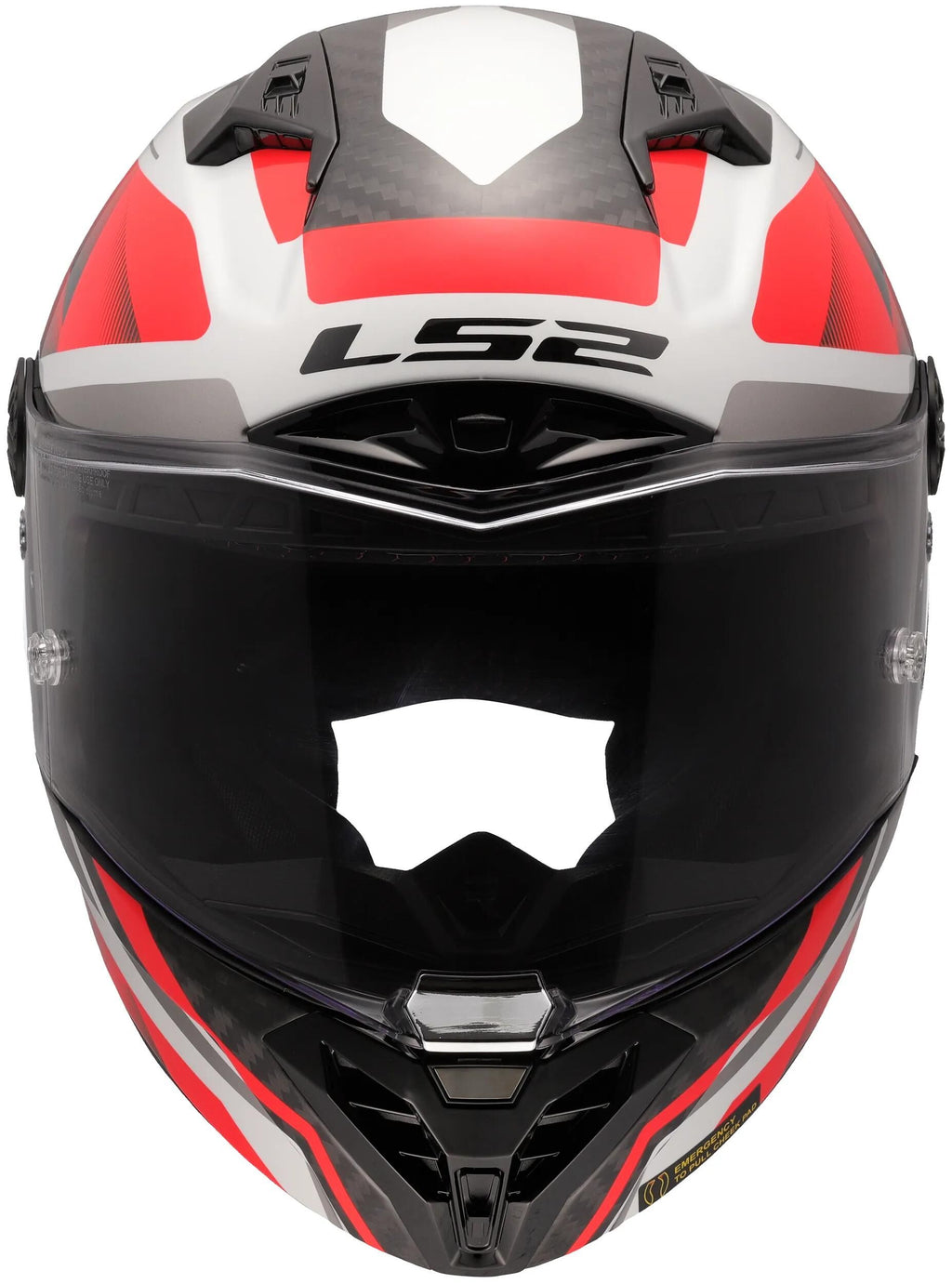 Ls2 integralhelm ff805 thunder carbon gp raute helmet ff805 thunder gp diamond white red gr.