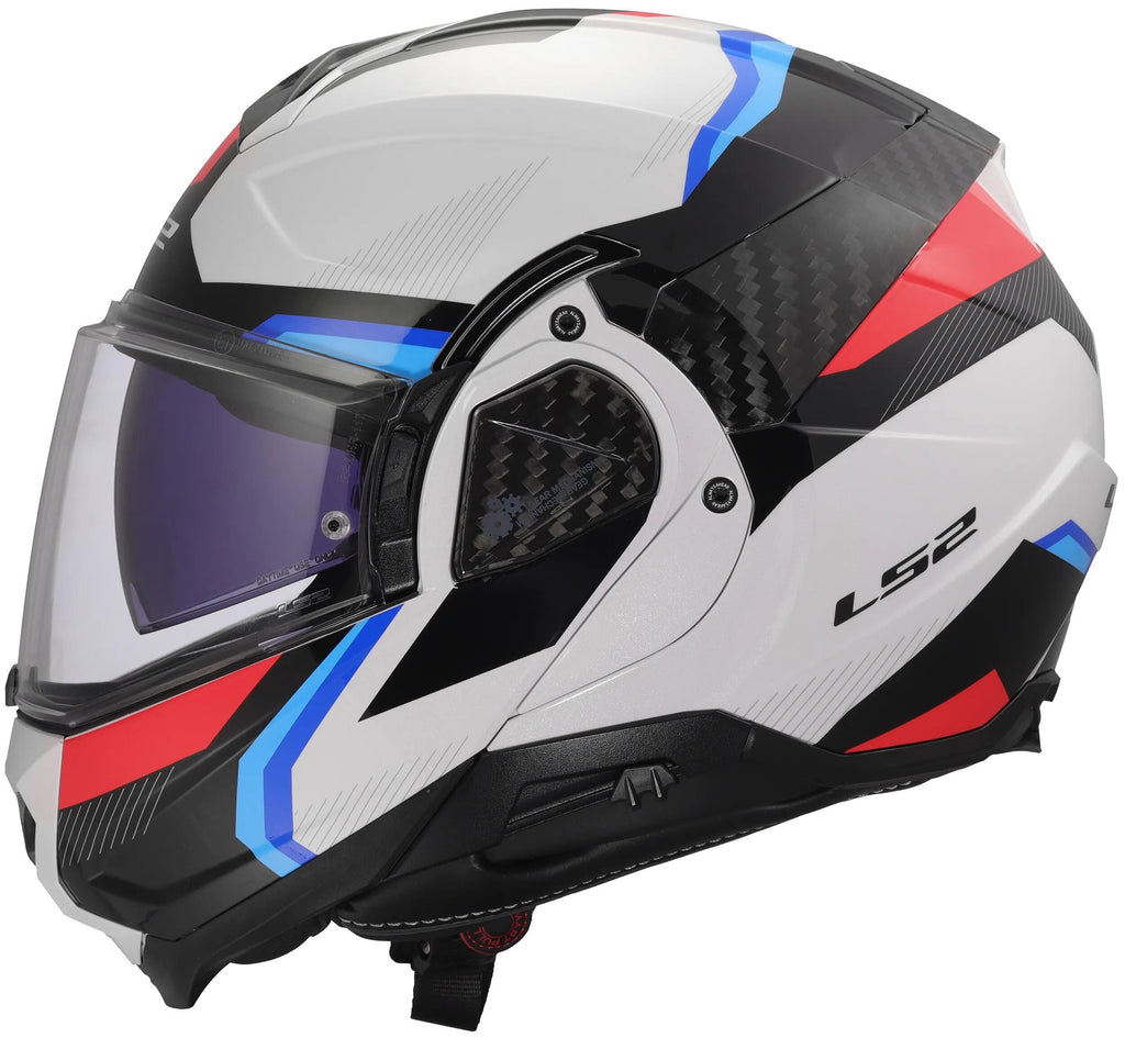 Ls2 klapphelm ff910 advant ii triple helmet ff910 advant ii triple xl wh blue red