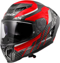 Ls2 integralhelm ff807 dragon trax helmet ff807 dragon trax red gr. s