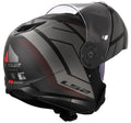 Ls2 klapphelm ff908 strobe ii code helmet strobe ii ff90 code black grey matt xxl