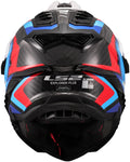 Ls2 endurohelm mx701 explorer carbon frontier ii helmet explorer carbo frontier ii white blue xx