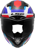 Ls2 integralhelm ff805 thunder carbon gp raute helmet ff805 thunder gp diamond blue red gr. x