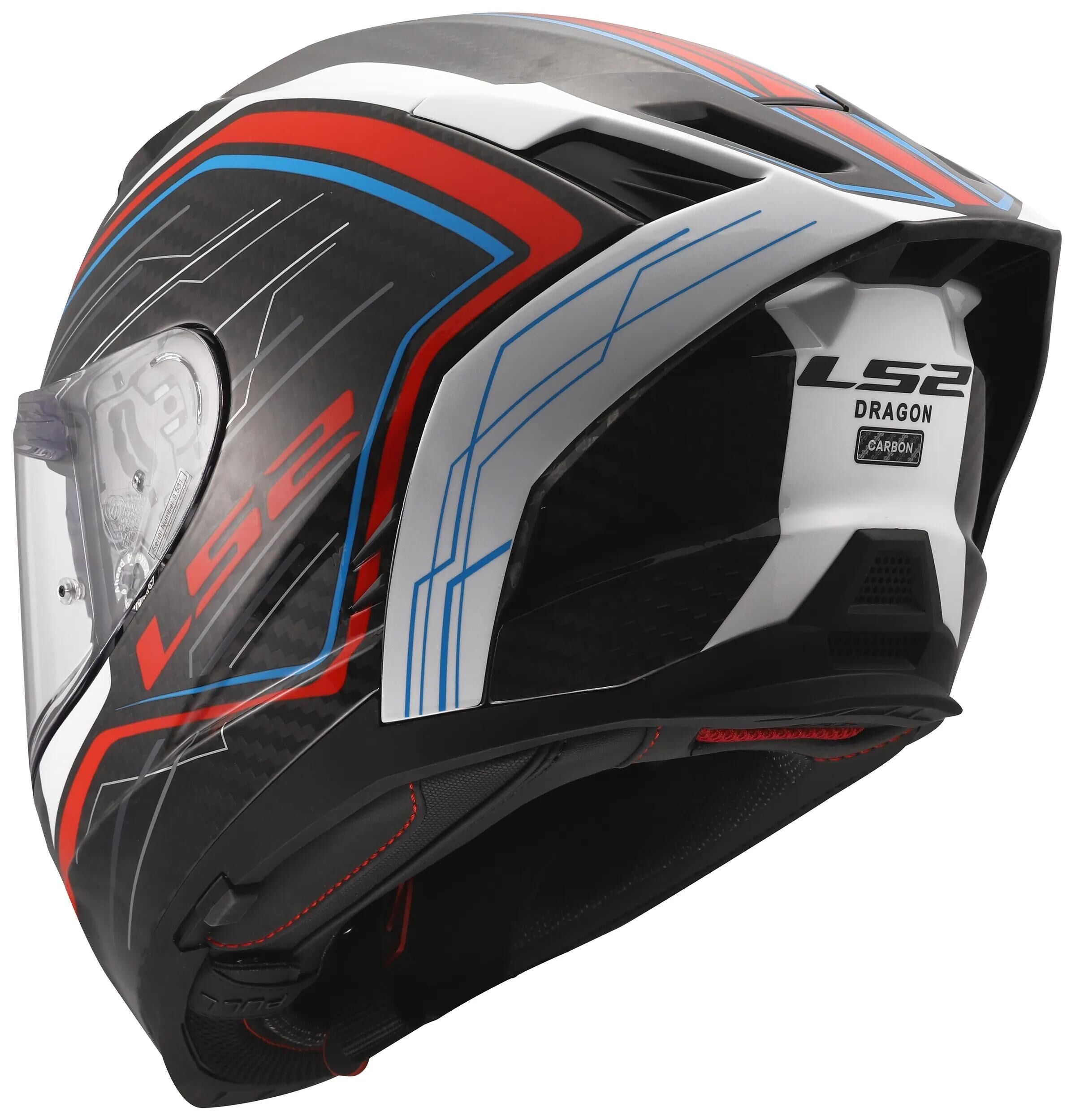 Ls2 integralhelm ff807 dragon subic helmet ff807 dragon subic white blue red l