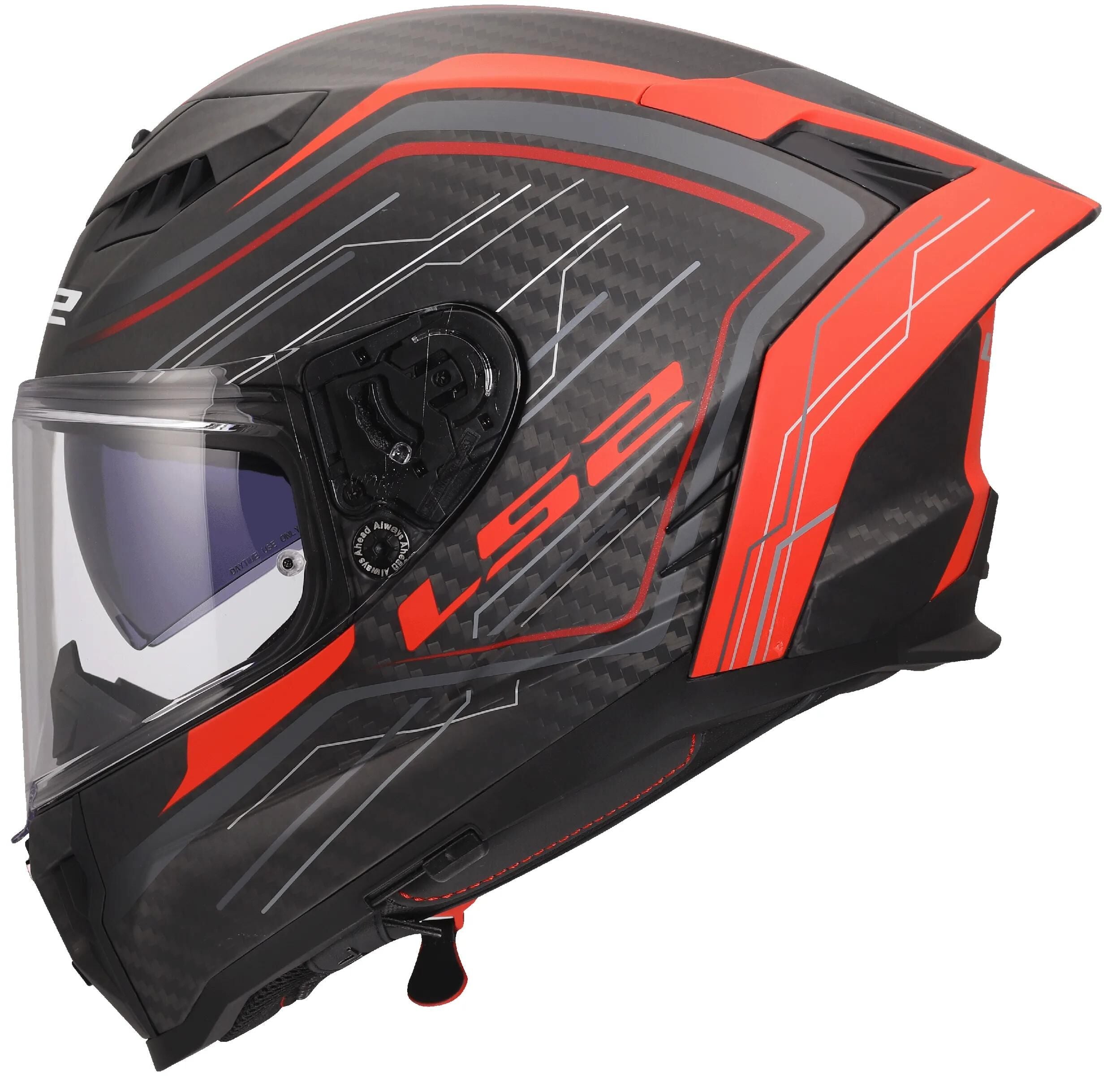 Ls2 integralhelm ff807 dragon subic helmet ff807 dragon subic red l